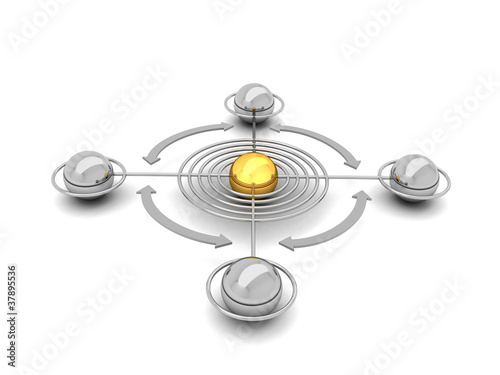 Social network - concept illustration