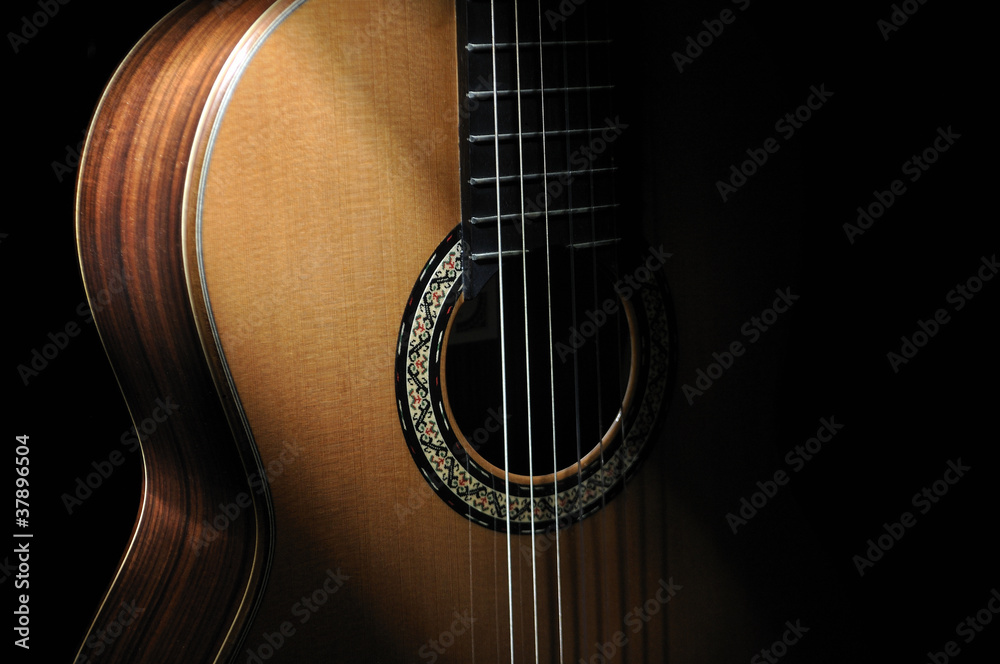 Classical Guitar - obrazy, fototapety, plakaty 