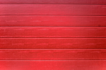 Red Painted Wood