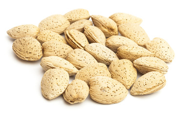 Wall Mural - shelled almonds