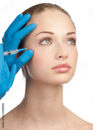 Fotografia Cosmetic injection with syringe