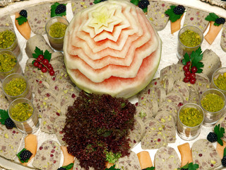 Poster - mousse and terrine platter