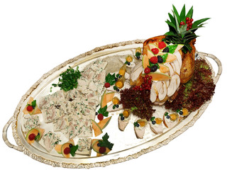 Poster - roast turkey and mushroom terrine