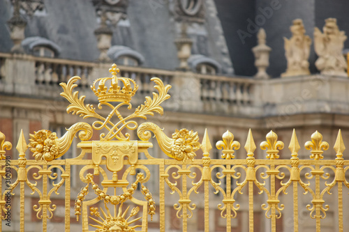 Cancellata dorata della reggia di Versailles Poster