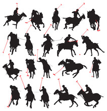 20 Details Polo Player In Isolated Silhouette