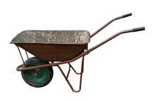 Old Rusty Wheelbarrow