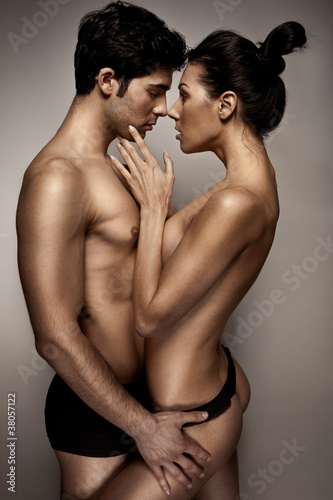 Photographie  Romantic Couple In Lingerie