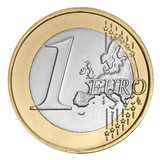 Fototapeta  - One  euro coin