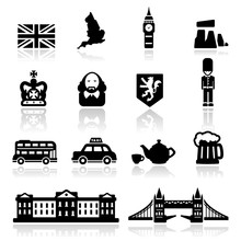 Icons Set British Culture
