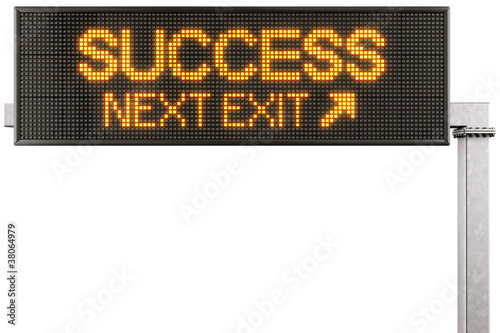 Digital highway sign