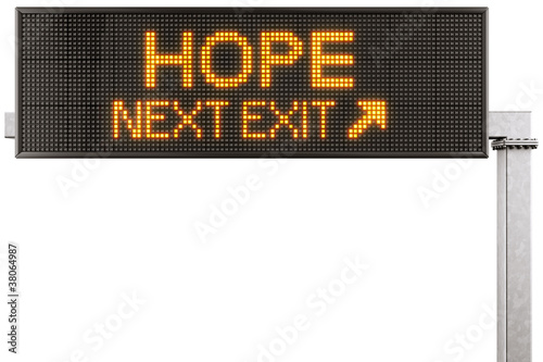 Digital highway sign