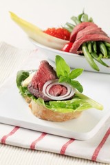 Sticker - Roast Beef Sandwich