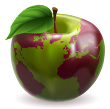 Apple World Globe