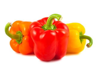 Wall Mural - Three sweet peppers