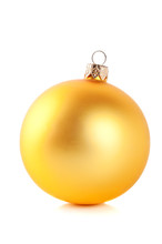 Yellow Christmas Ball
