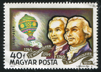 Canvas Print - Montgolfier Brothers