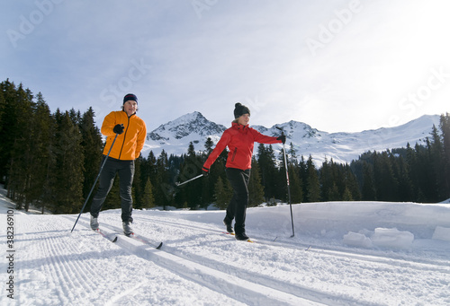 Dekoracja na wymiar  narciarstwo-biegowe-w-gorach