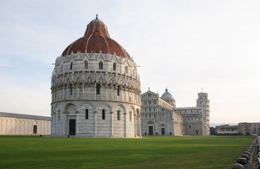 Canvas Print - pisa cathedral and baptistery