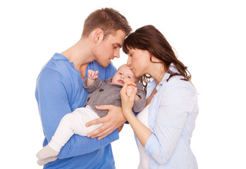 Poster - baby glück familie