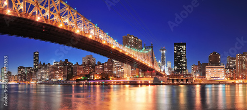 Naklejka dekoracyjna Queensboro Bridge and Manhattan