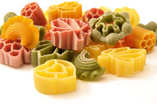 Pile Of Colored Figure Pasta