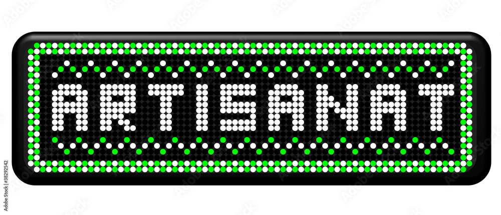 PANNEAU A LEDS ARTISANAT