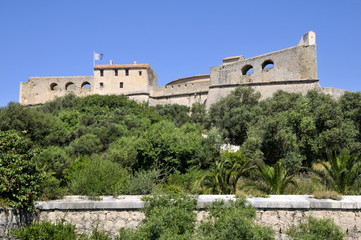 Wall Mural - The fort carré from Antibes in France