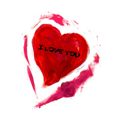 Sticker - I love you