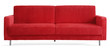 red cutout couch