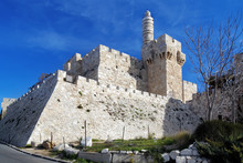 Citadel And Tower Of David In Jerusalem, Israel