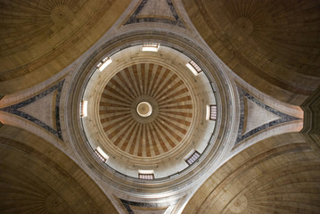 Ceiling of national pantheon - Church of Santa Engrácia, Lisbon 