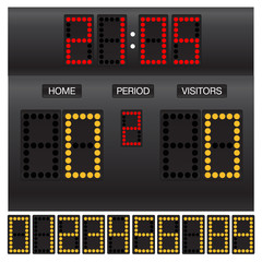 Poster - Match score board with timer