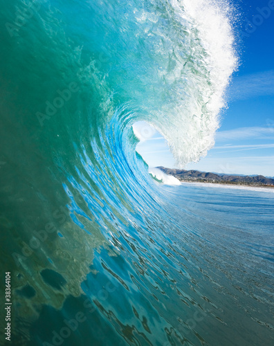 Naklejka na szybę Blue Ocean Wave