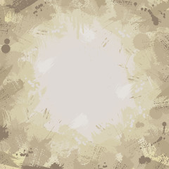 Wall Mural - background drawing by brush