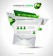 Aufkleber - Complex Website Template - Elegant Design