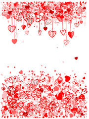 Wall Mural - Valentine frame design with space for your text