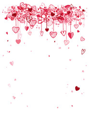 Wall Mural - Valentine frame design with space for your text