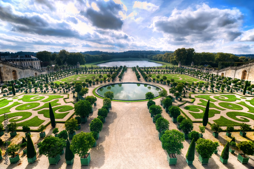 Naklejka na szybę Versailles Gardens