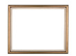 © pbombaert - Gold frame isolated on a white background
