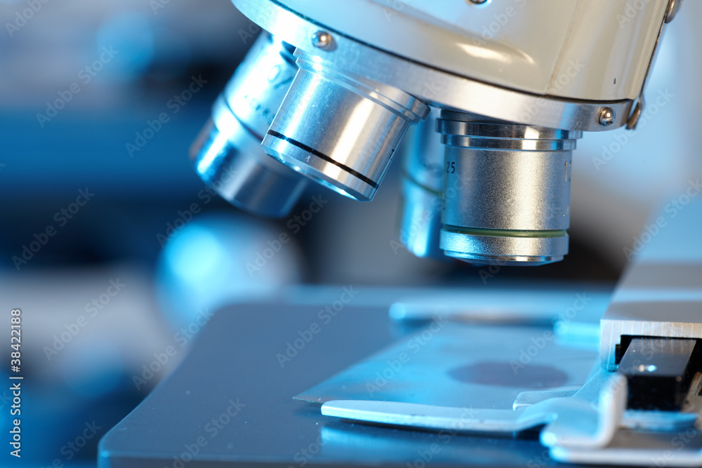 Scientific microscope. Stock Photo | Adobe Stock