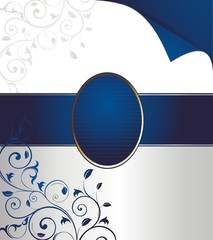 Wall Mural - floral background with place for your text