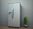 refrigerator interior house scene
