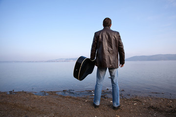 Wall Mural - guitarist