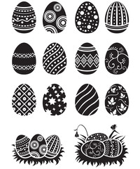 Wall Mural - Easter eggs