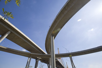 large crossing highway overhead