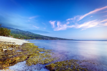 Poster - Plage de Saint-Leu - Ile de La Réunion