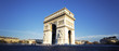 panoramic view of the Arc de Triomphe
