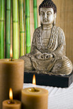Fototapeta Desenie - Buddha closeup, religion concept