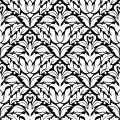 Poster - Floral damask seamless
