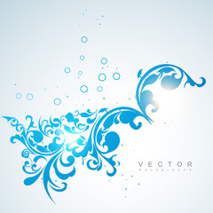 Wall Mural - floral background